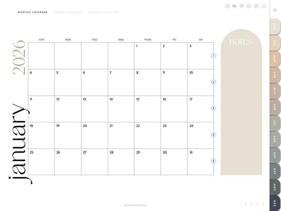 Monthly Calendar