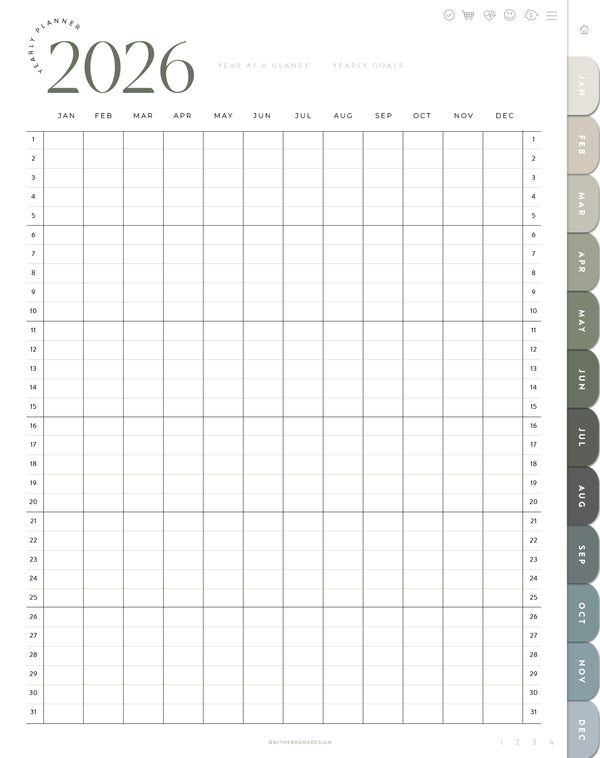 Yearly Planner