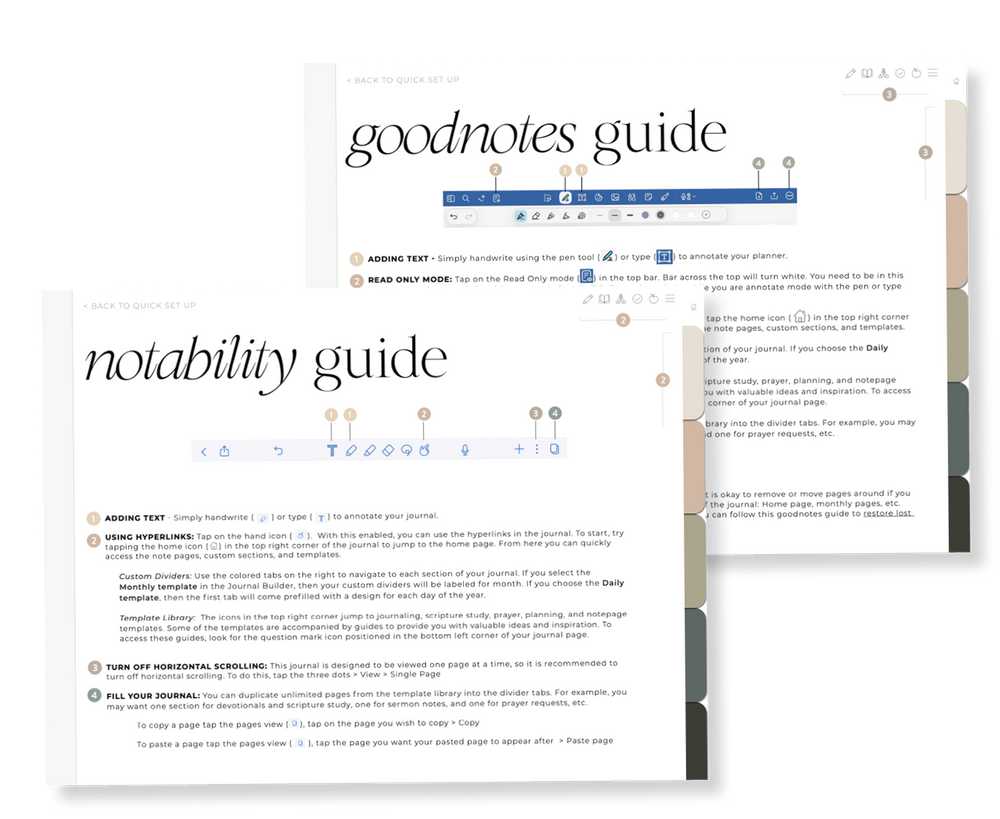 Setup Guides for iPad and Samsung Tablets
