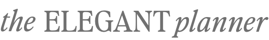 The Elegant Planner