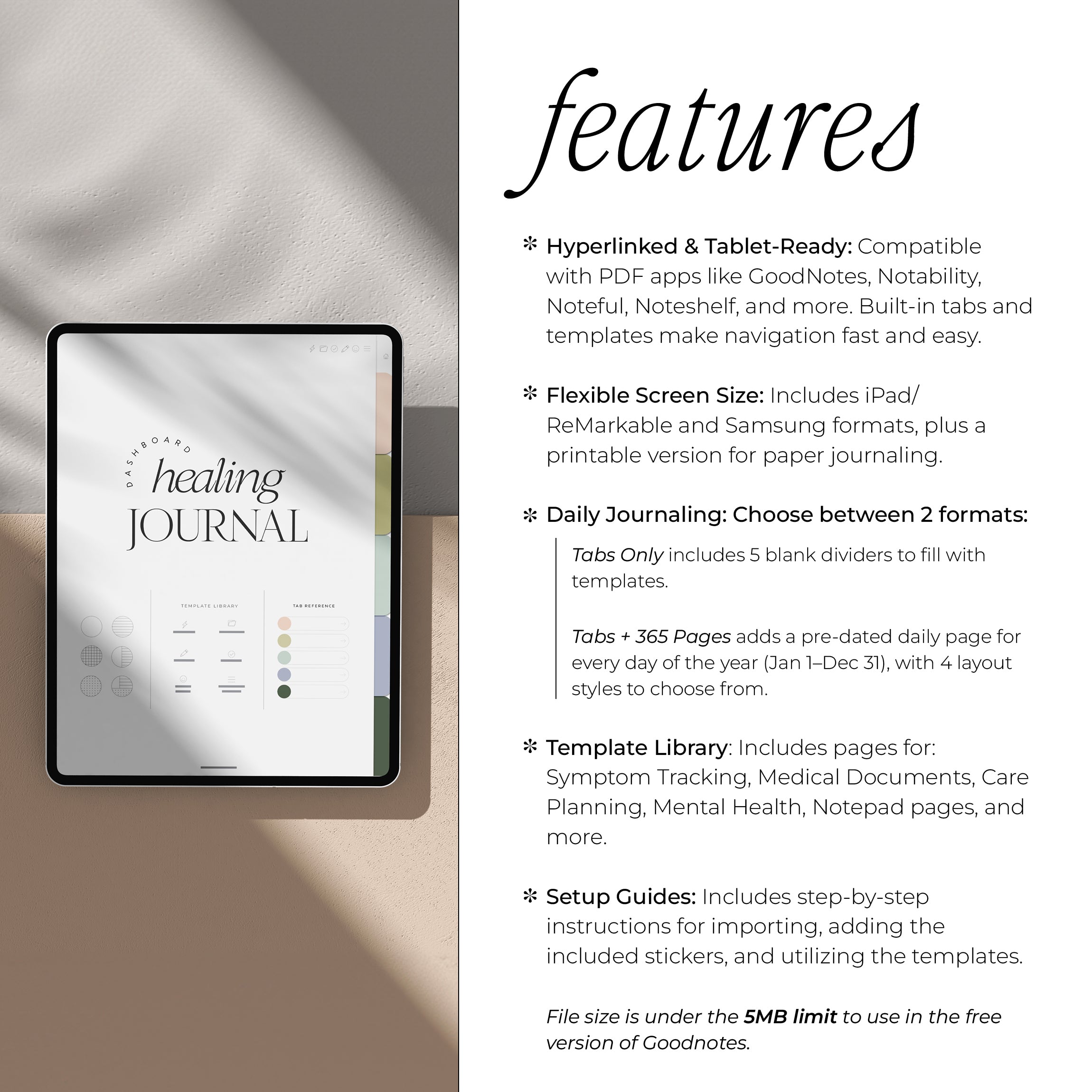The Healing Journal