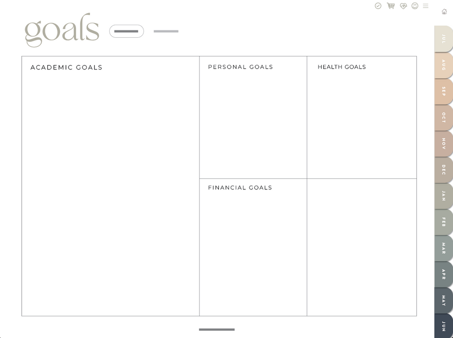 Semester Goals